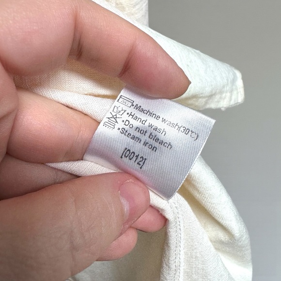 Cream Dream: ZESICA Tie-Front Babydoll Long-Sleeve Top - Medium Marvel! 🌟 NWOT - Picture 7 of 12